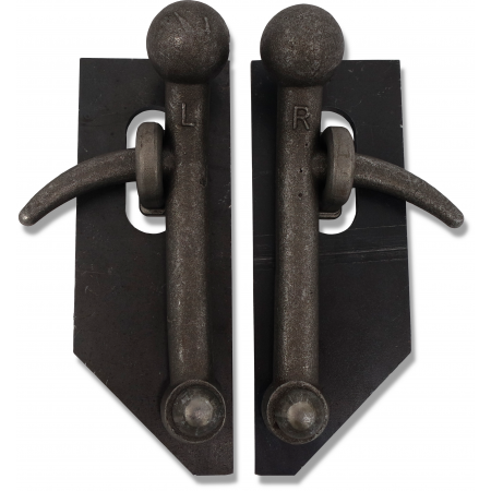 SPINACZ ZAMEK BURTY ZABUDOWY PRZYCZEPY LEWY I PRAWY Z BLASZKĄ I OCZKAMI